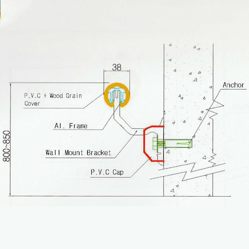 벽부형 핸드레일