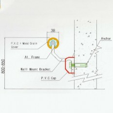 벽부형 핸드레일